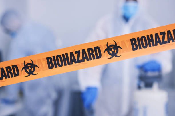 Professional Infectious Disease Decontamination technician working in Mather, CA